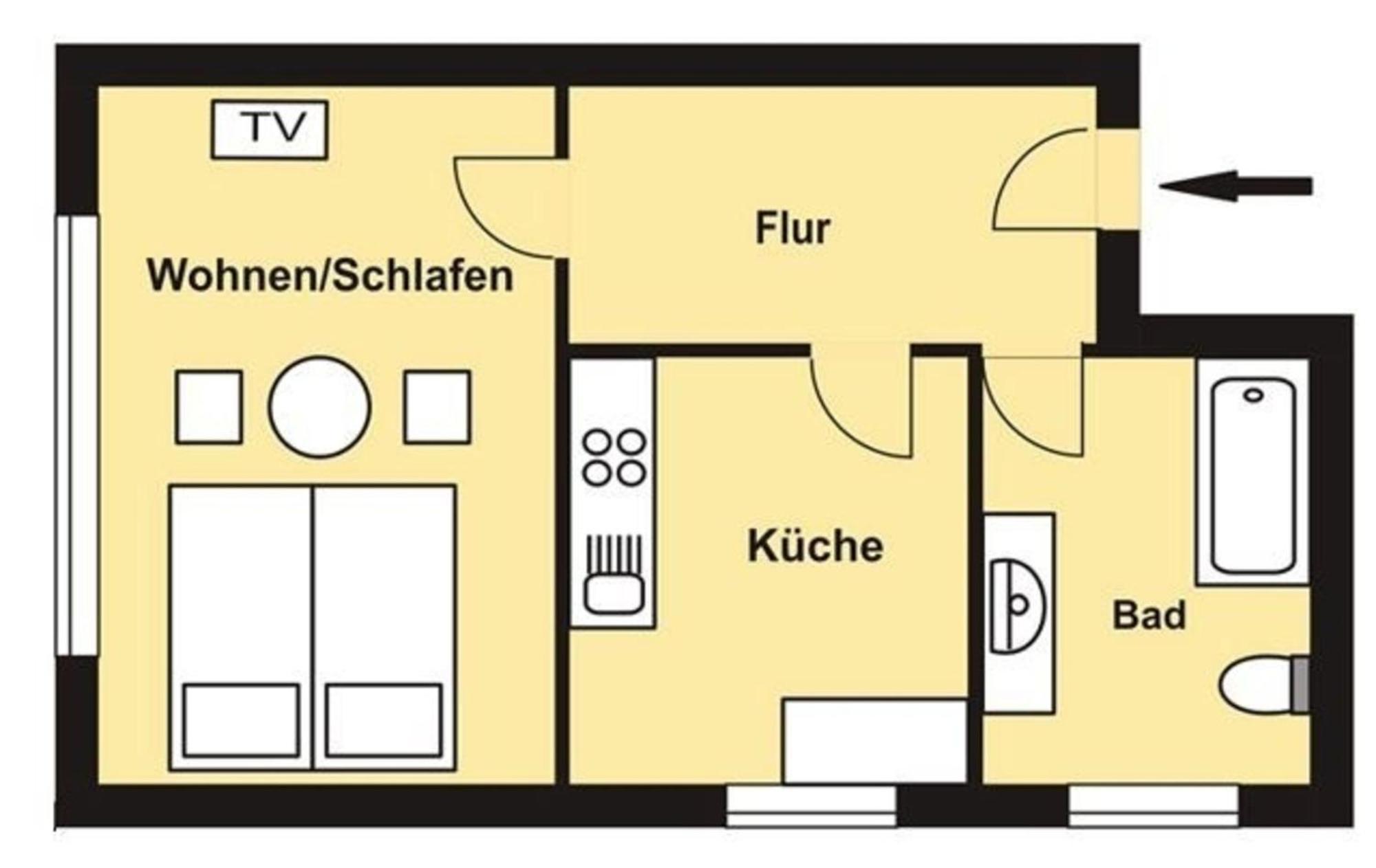 Haus Seepferdchen Am Meer Appartement 1 蒂门多弗施特兰德 外观 照片